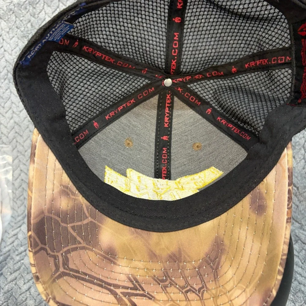 Port Authority Red Line Kart & Supply Kryptek Camo Trucker Hat Snapback Cap